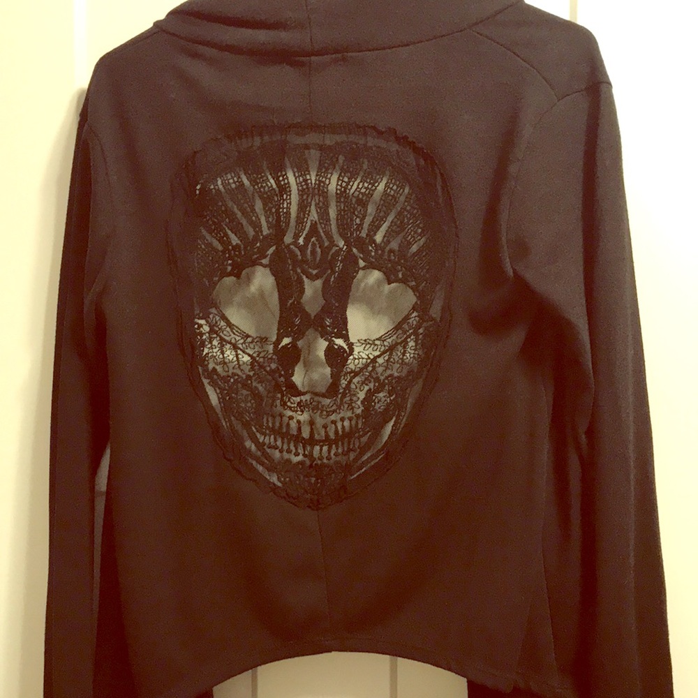 Black pull on sweater